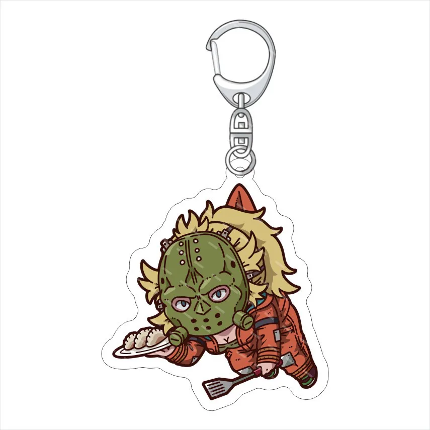 Dorohedoro Acrylic Keychain Anime Figure Caiman Nikaidou NoiEbisu Keyring Pendant  Bag Car Key Ring Decor Fans Collection Gift image 5