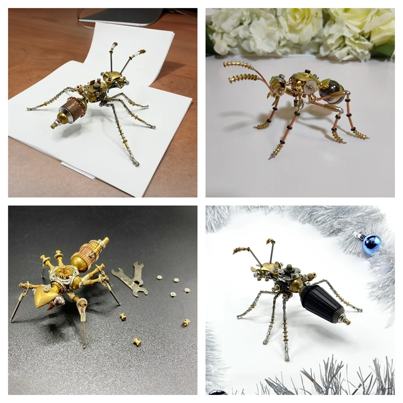 

Муравь 3DM металлический декор модель головоломки DIY комплект ручной работы стальная скульптура насекомых настольный орнамент домашний офис Рождественский подарок для коллекционеров