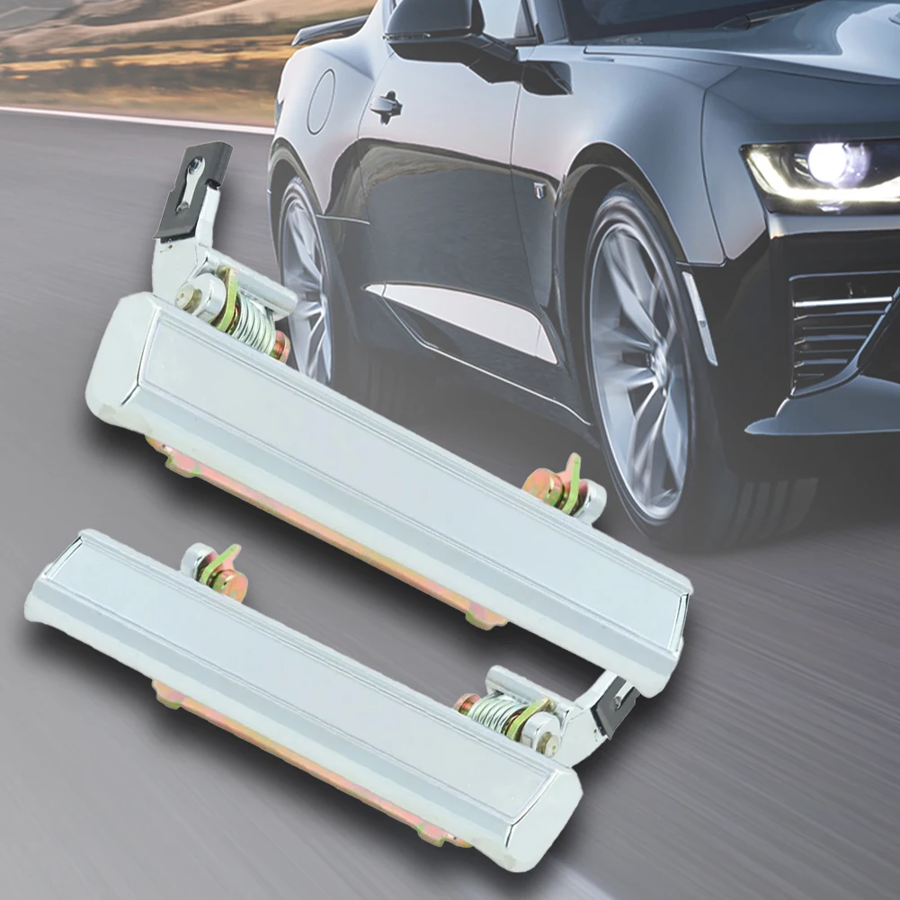 Комплект из 2 хромированных наружных дверных ручек 77023 77013 для Camaro, Caprice, Impala, Astre, Firebird