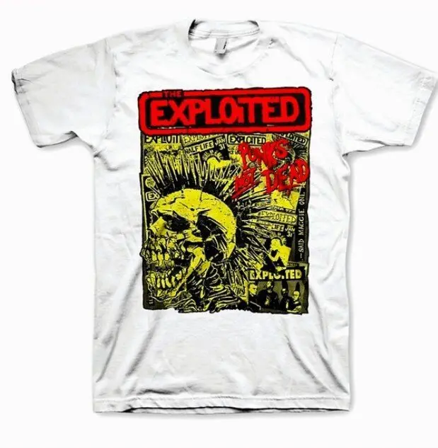 

The Exploited Punks Not Dead Skull Shirt