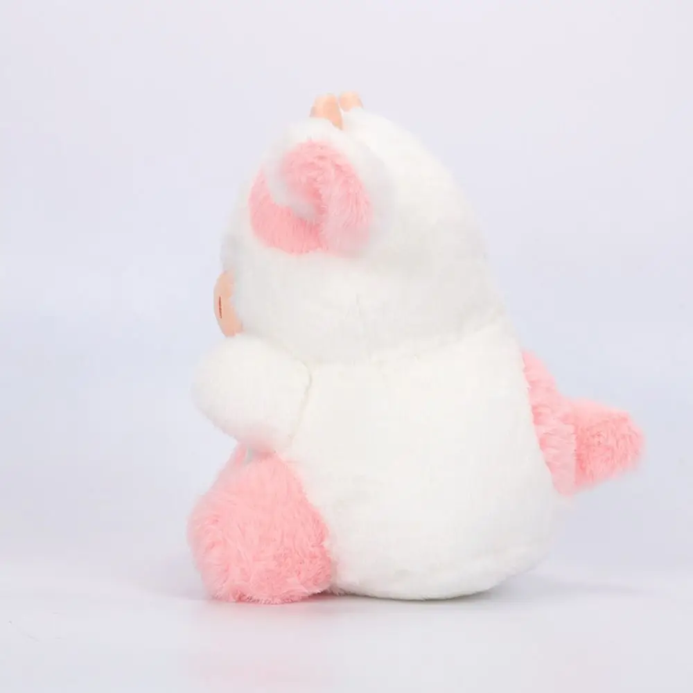 

Stuffed Animal Strawberry Doll Cow Pink Black Cartoon Stuffed Cow Doll Colorful Soft Cut Strawberry Cow