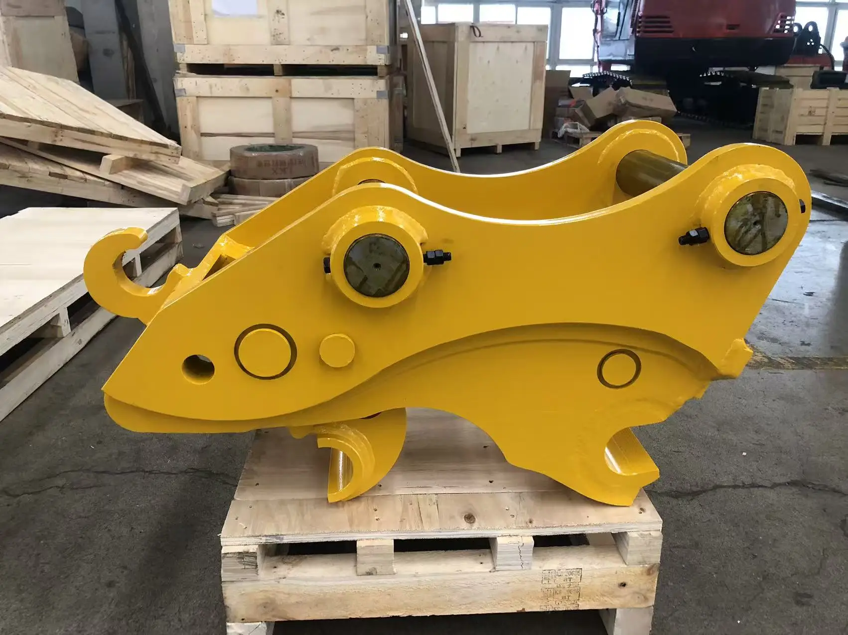 Hydraulic Excavator Quick Hitch Coupler for 4-6Ton Excavators-Quick Connect Attachment
