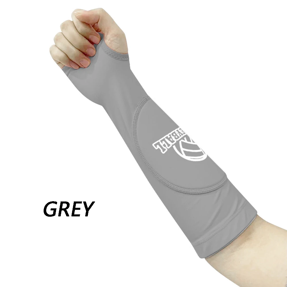 Sports arm protection volleyball training anti-collision sponge pressure breathable sleeve finger sports elbow protection