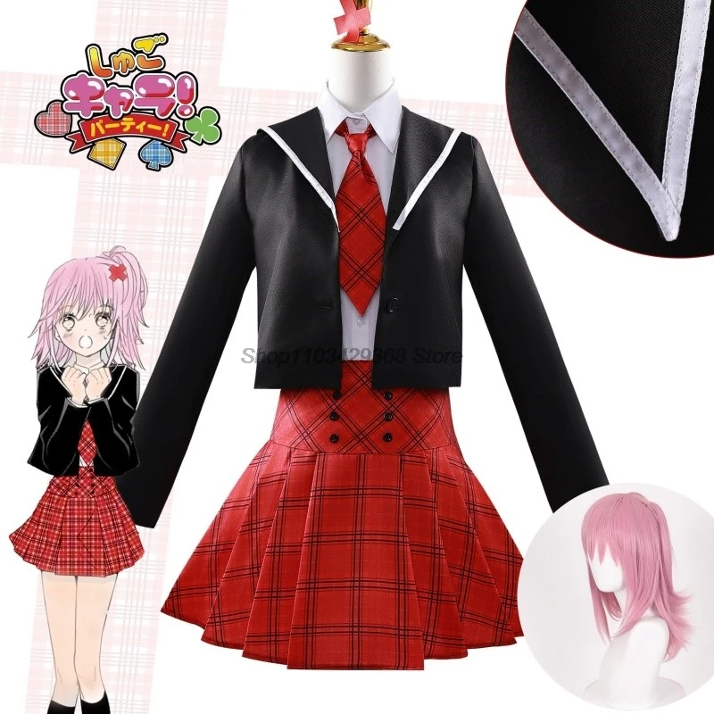 Hinamori Amu Cosplay Men Shugo Chara Anime Woman Cosplays Women's Costumes Costume Adults Men's Halloween Adult Disguise Figures