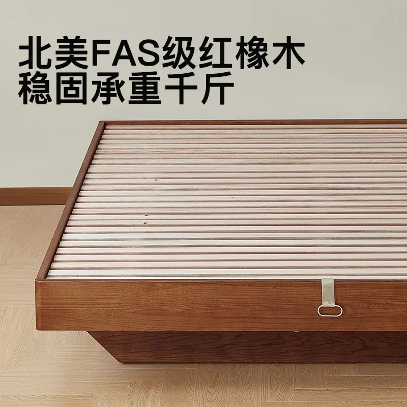 

Minimalist modern tatami floor-to-ceiling bedside frame