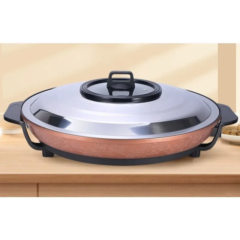 Commercial large electric frying pan, non-stick pan, multi-functional electric heating pan, single-sided  1pcs