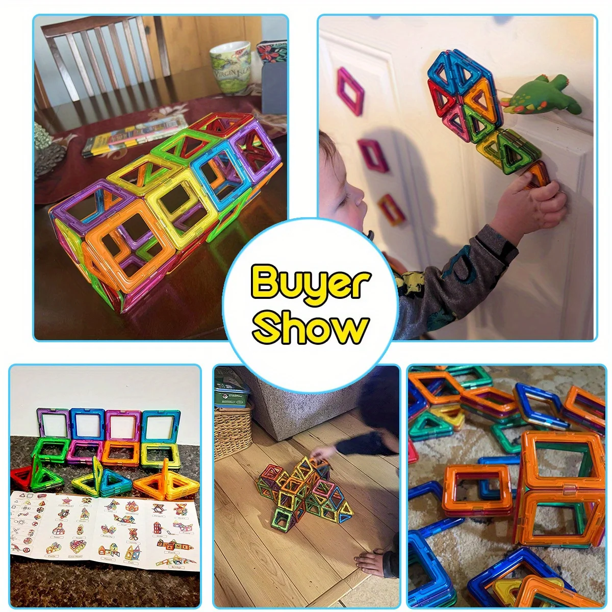 بناء كتل مغناطيسية، تحسين الإبداع، لعبة تصميم ألغاز ثلاثية الأبعاد، هدية عيد الهالوين لعيد الميلاد من عمر 3 إلى 6 سنوات