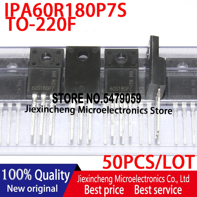 

IPA60R180P7S 60S180P7 TO-220F 18A 600V MOSFET New original