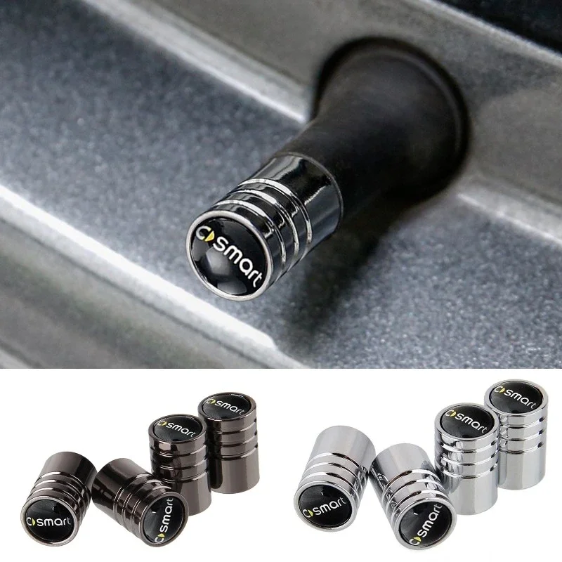 Автомобильный Стайлинг, колпачки для клапанов шин для Smart Fortwo 450 451 453, Forfour Brabus Roadster Forstars Sharpread, аксессуары