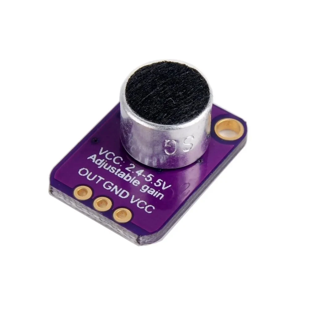 10pcs GY-4466 Electret Adjustable Microphone Amplifier Module Sound Sensor CMA-4544PF-W MAX4466 Adjustable Gain