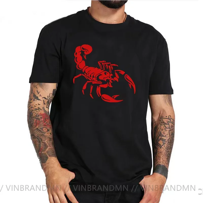 New Men's Casual High Quality Cotton Short Sleeve T-Shirt Boho Horror Scorpion 3D print o-neck t-shirt Streetwear hip hop tshirt