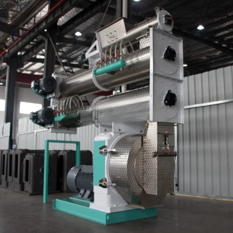 New Durable High Capacity 10 Ton/h Animal Feed Granulator Poultry Pig Cattle Sheep Chicken Pellet Machine Press Roller Pellet