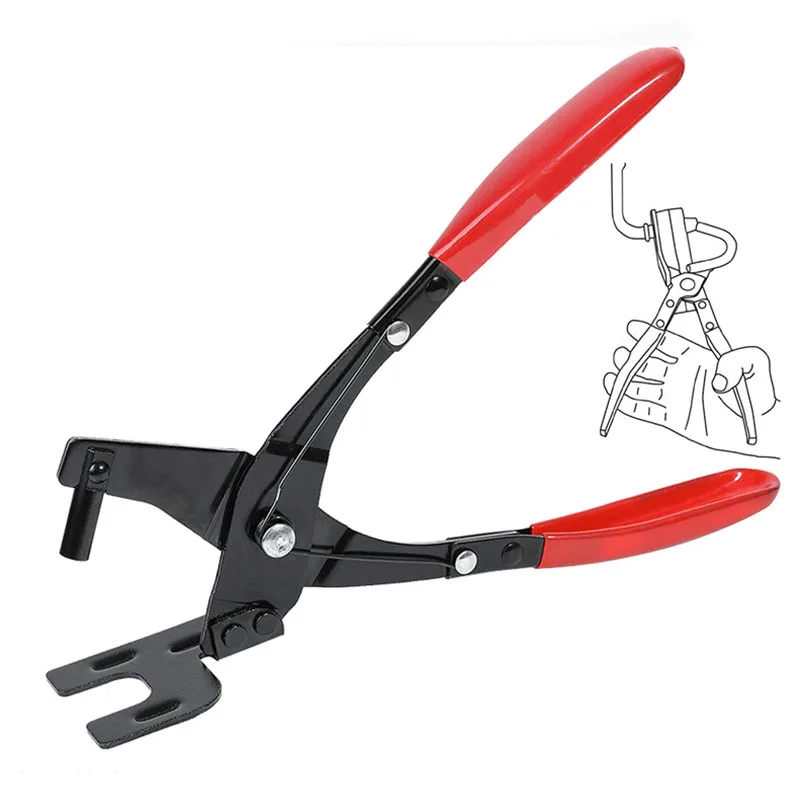 Universal Car Exhaust Hanger Removal Plier Car Exhaust Rubber Pad Plier Puller Tool Exhaust Pipe Rubber Gasket Auto Repair Tools