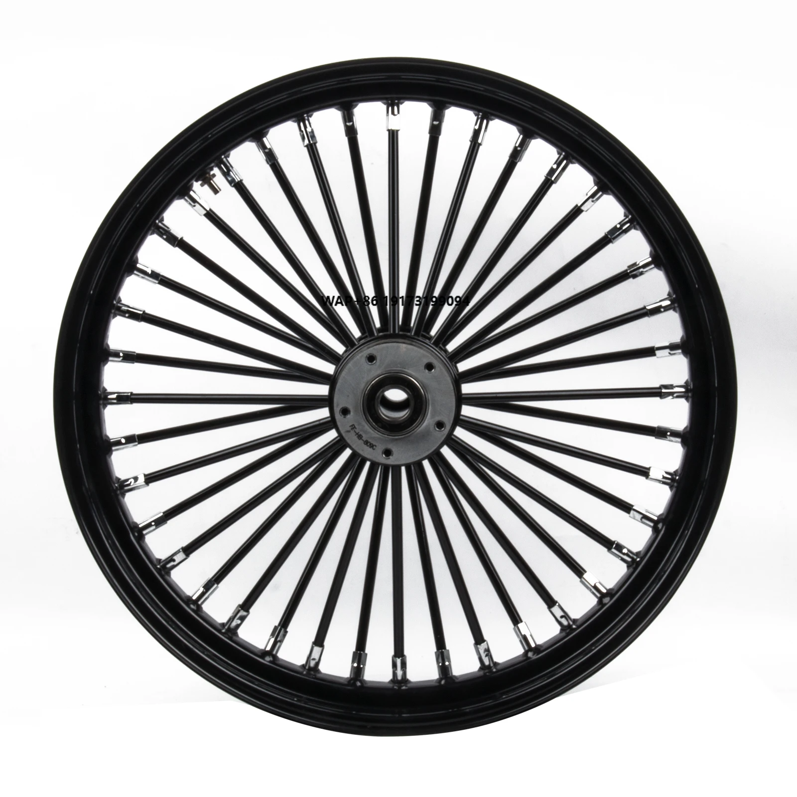 

High Quality Black Multi-spoke 21x3.25 Inch Front Wheels Rim Tubeless Hub for 14-later Touring