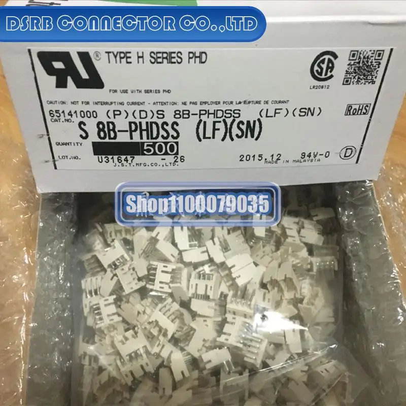 

50pcs/lot 100% new and origianl S8B-PHDSS 8P 2.0MM