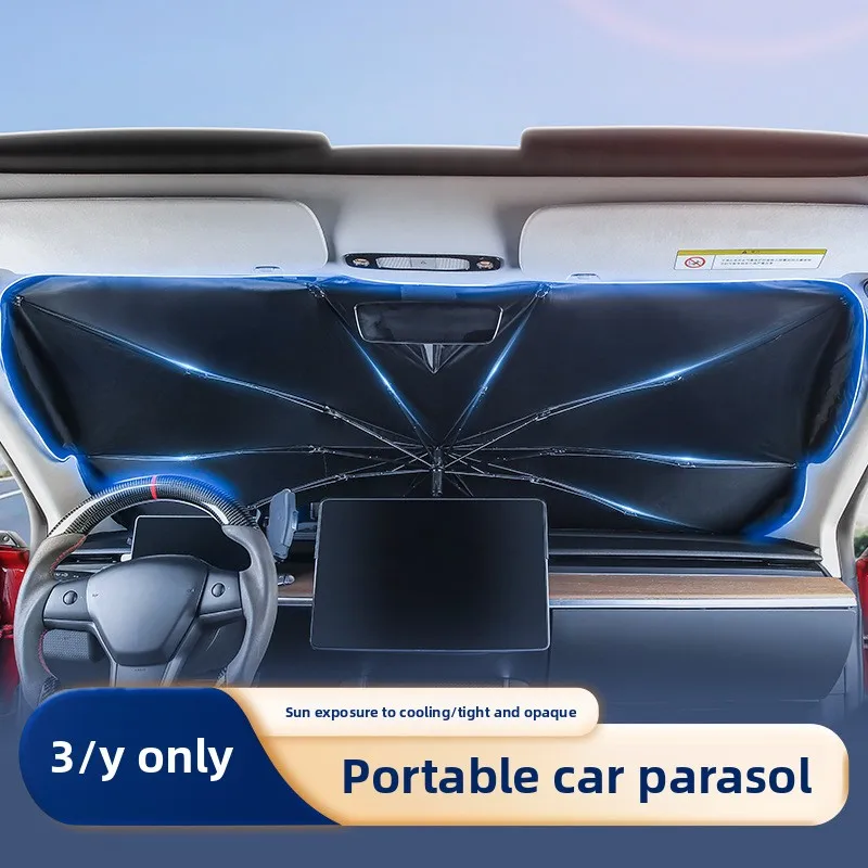 

for Tesla streetcar front gear sunshade General car front gear sunshade sunblock sunblock to prevent glare