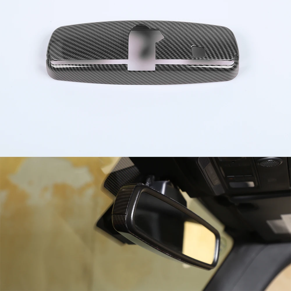 

JXKaFa For Ford Bronco 2021+ Interior Car Rearview Mirror Cover Trim Styling Interior Auto Moldings