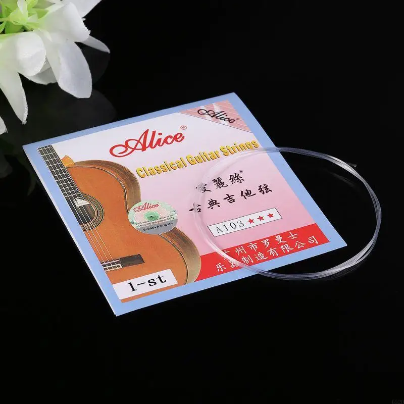 652D Alice A103 Nylon String 1-st E 028 / 2-nd B 032 High Tension For Classical Guita