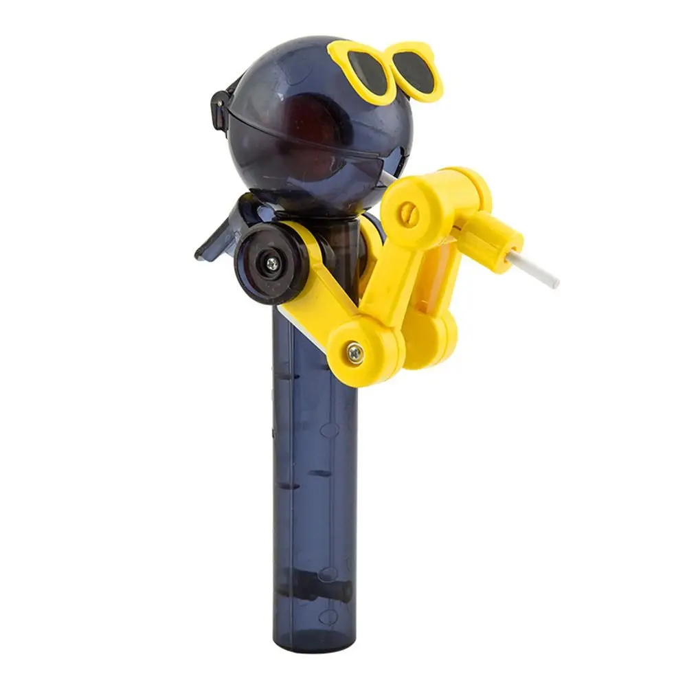 Decompression Robot Candy Dustproof Storage Robot Shape Kids Toy Lollipop Candy Storage Novelty Personality Lollipop Holder