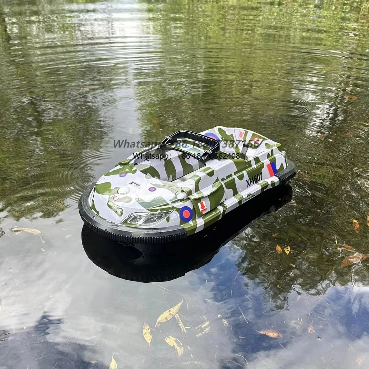 

Vulcan GPS Bait Boat Fishing Equipment Pulley 3kg Loading Bait Boat Carp Fishing 500m Bait Boat GPS System