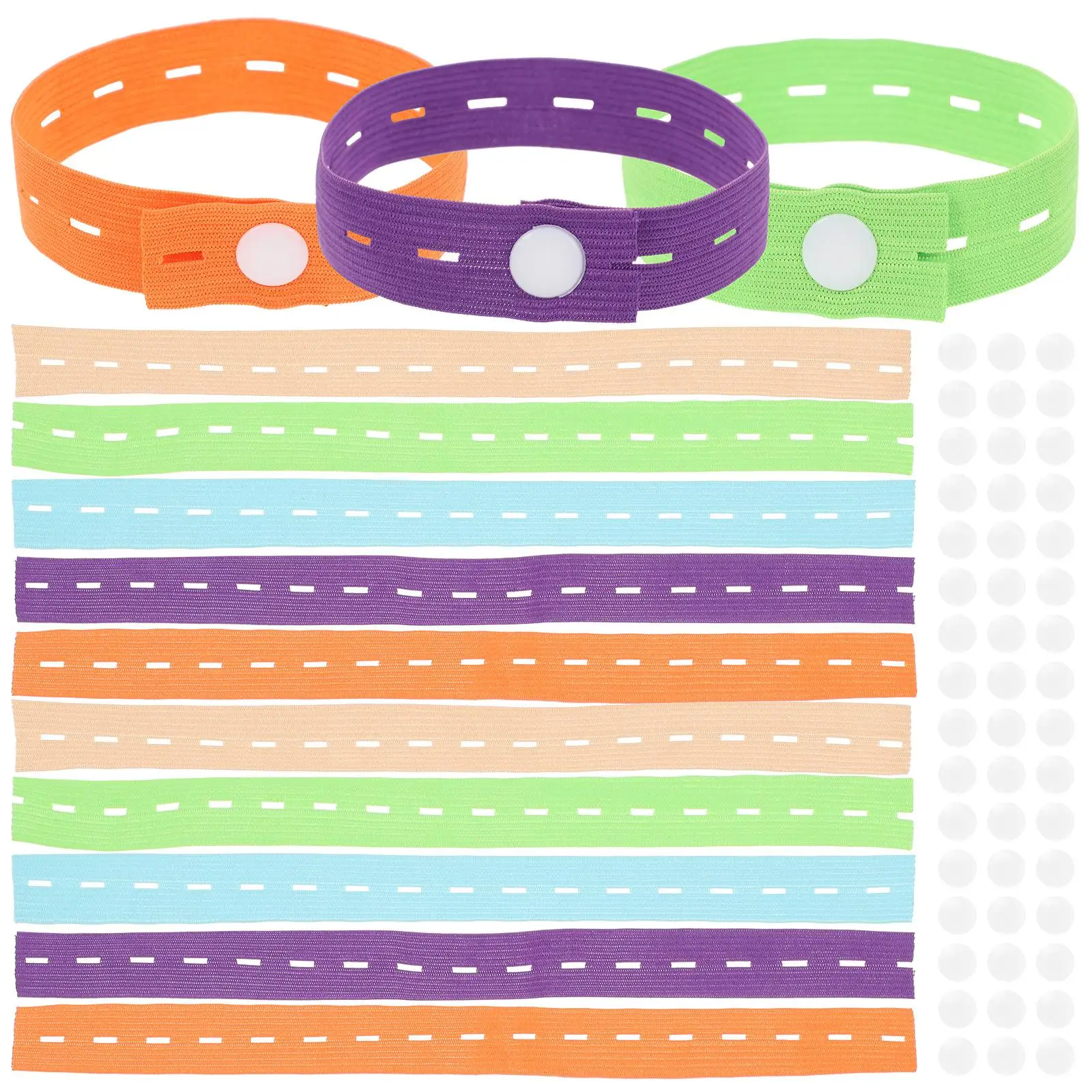 

50 Pcs Clothes Folding Strap Elastic Bands Storage Organizer Tool Adjustable Decorative Belt For Closet Drawer