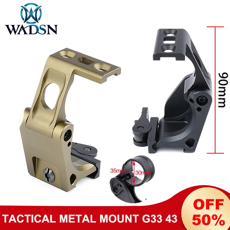 

FTC-AP Foldable Mounts Metal CNC Hunting Optic Riser Micro Base G33 6X-Mag-1 G43 Airsoft UN Fast Mounting Tactical Accessories