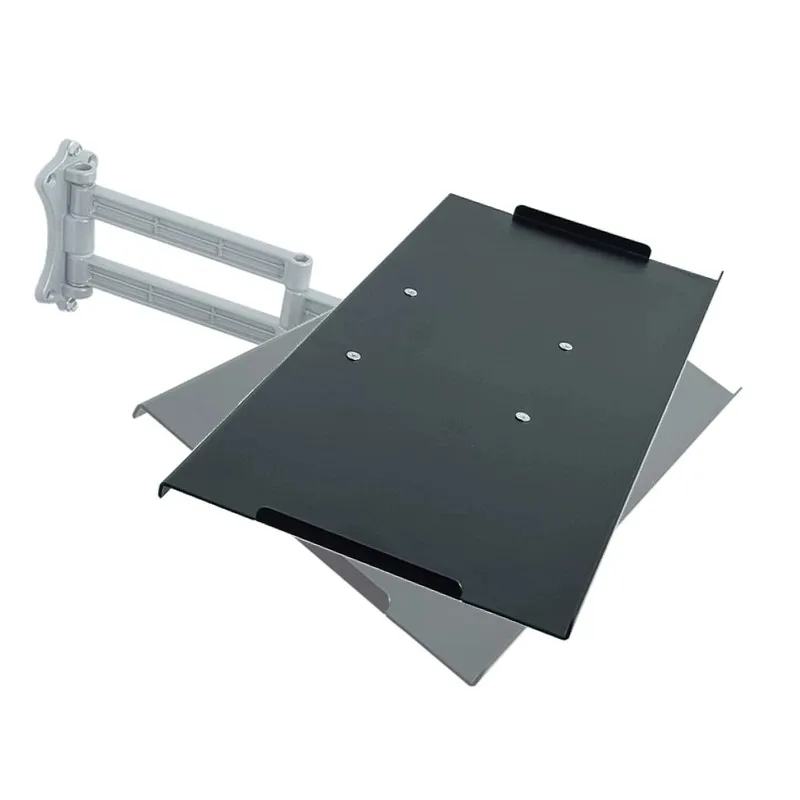 Monitor Keyboard Bracket Keys Mouse Bracket Telescopic Rotating Cantilever Wall-Mounted Aluminum Profile Hand Tray Moving Frame