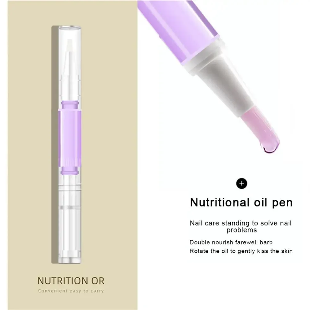 Heallor Taste Nail Nutrition Oil Pen Prevent Agnail Nail Treatments Oil Cuticle Oil Fruit Smells Nourish Skin Softener Care Tool