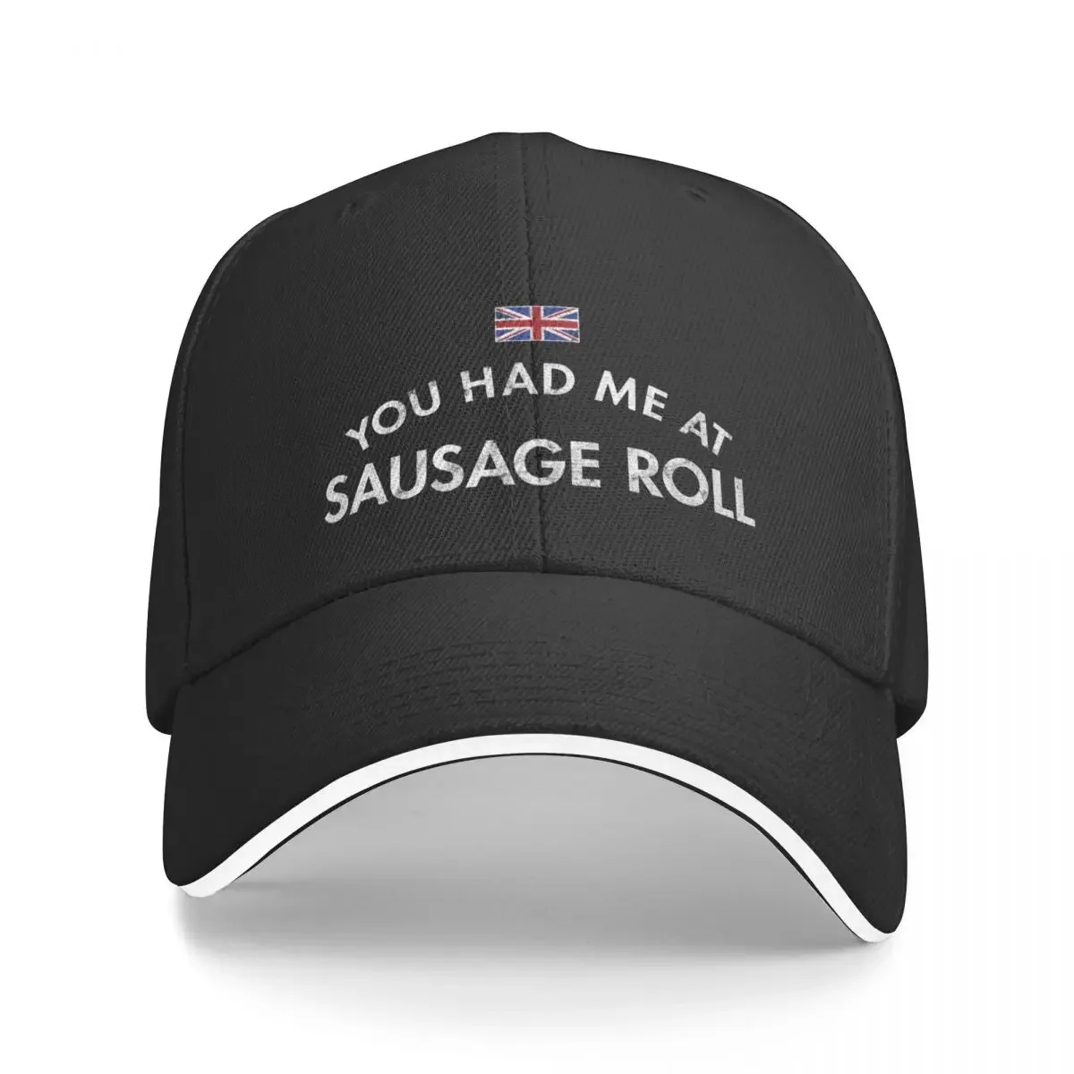 You Had Me At Sausage Roll - Distressed Baseball Cap derby hat Fashion Beach Trucker Cap Boy Child Women's