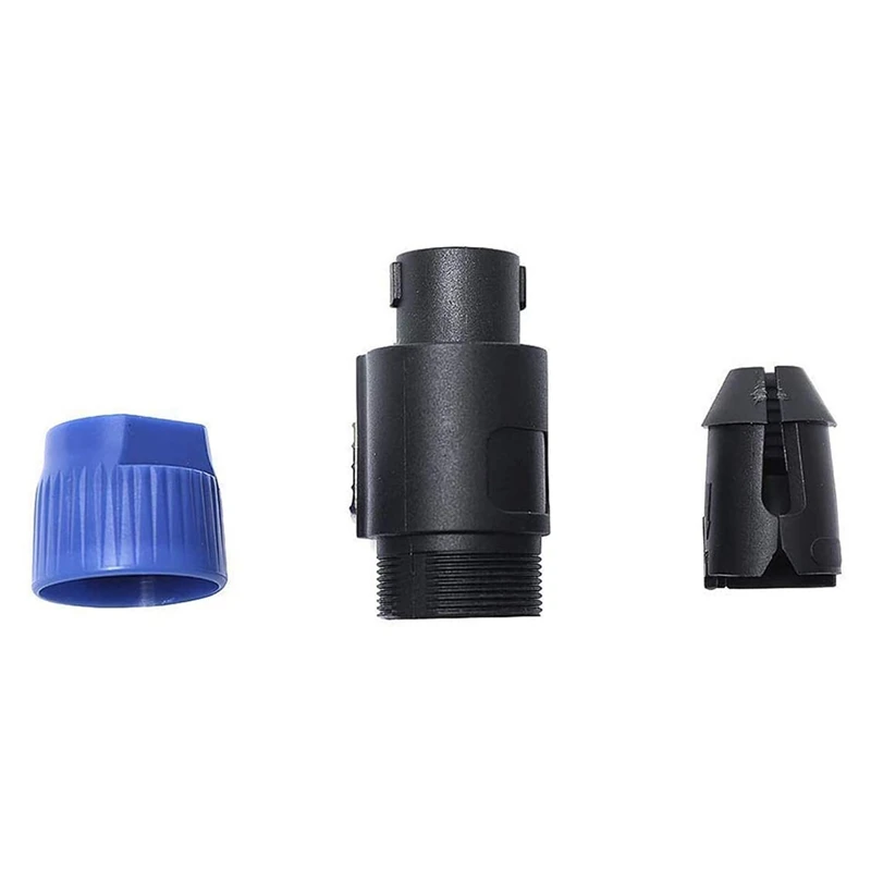 موصلات محول كابل الصوت ، 4 أعمدة ، قابس مكبر الصوت ، قفل ملتوي ، متوافق مع Speakon NL4FC NL4FX NLT4X ، 8 Pack