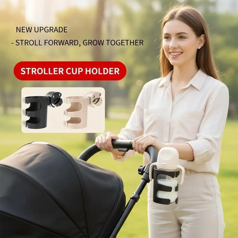 

Universal Baby Stroller Cup Holder 360° Rotatable Bottle Holder for Bike Wheelchair Walker Bicycle Stroller Accessories