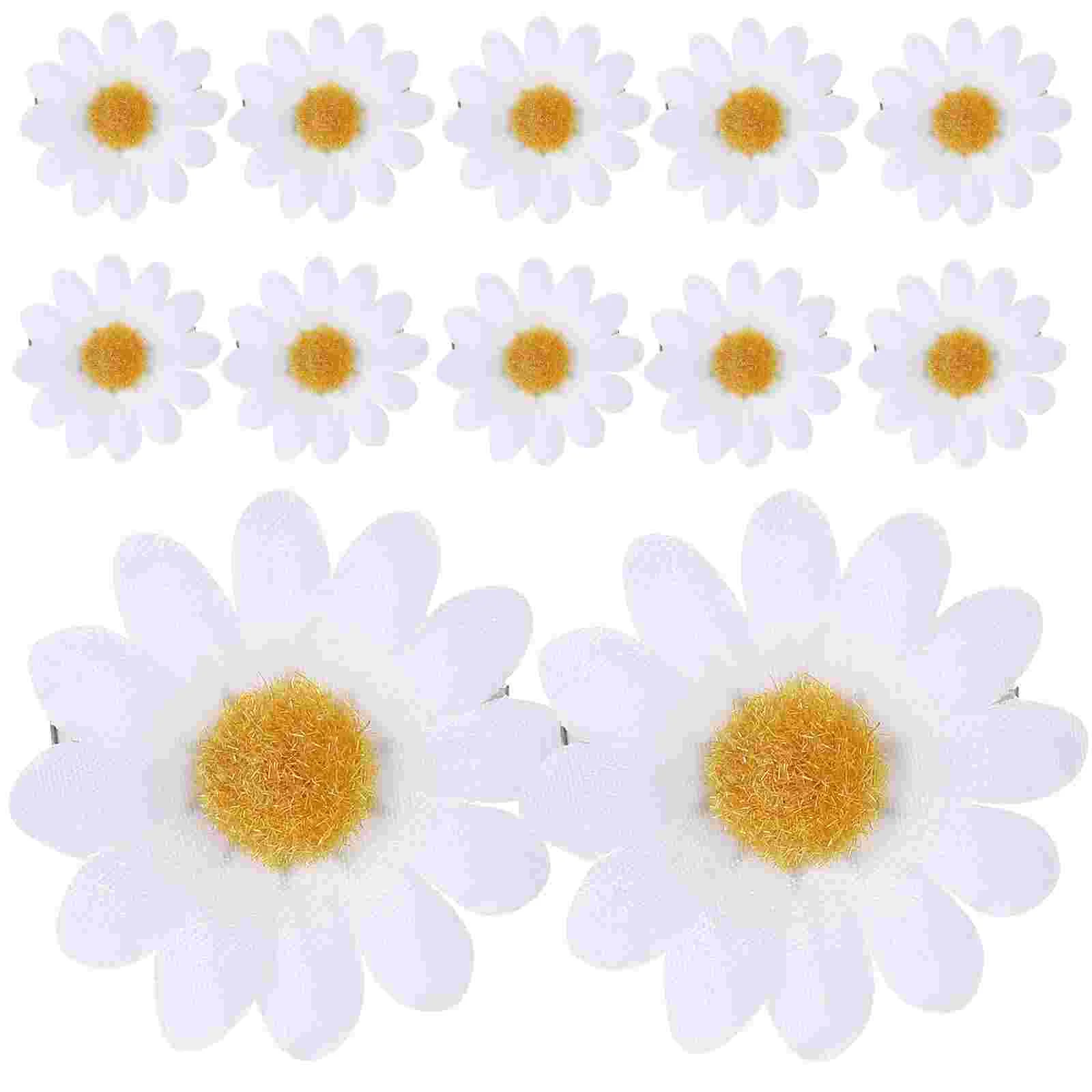 12 Pcs Women Hair Pin Daisy Clips Barrettes Girl Girls Pins Kids Accessories for