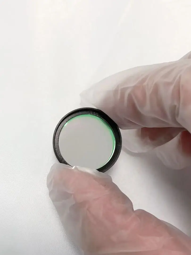2x ogni dimensione 25.5mm con attacco a C e 7x7mm 10x10mm forma quadrata 850nm vetro filtro passa banda stretta