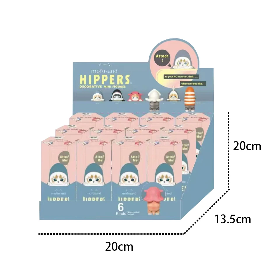 Mofusands Cat Action Figure Cat Shark Figure Cos Horned Shark Hammerhead Shark Kawaii Toy Halloween Decoration Gifts for Kid Toy