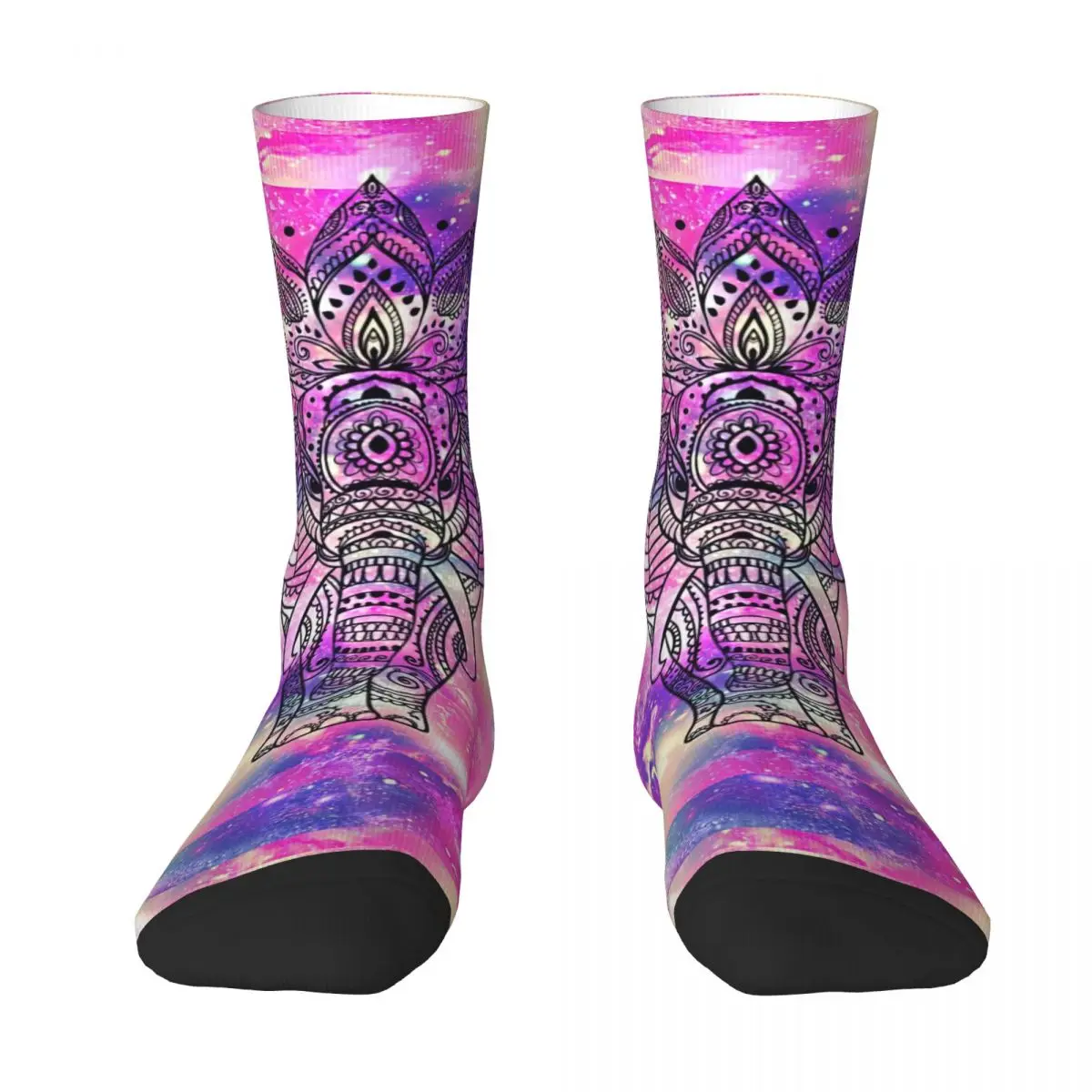 Elephant Colorful Indian Adult Socks 3D Print Unisex Socks Men Socks Women Socks