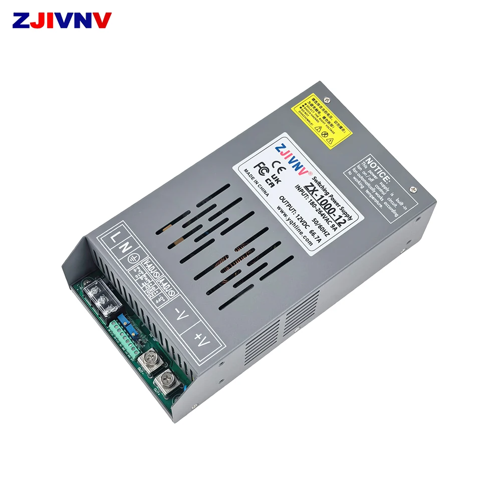 1000W 1200W Schaltnetzteil, Eingang 220VAC, Ausgang 12V 24V 36V 48V 20A, für Licht, CNC, CCTV, 3D, 0-5V-Steuerung