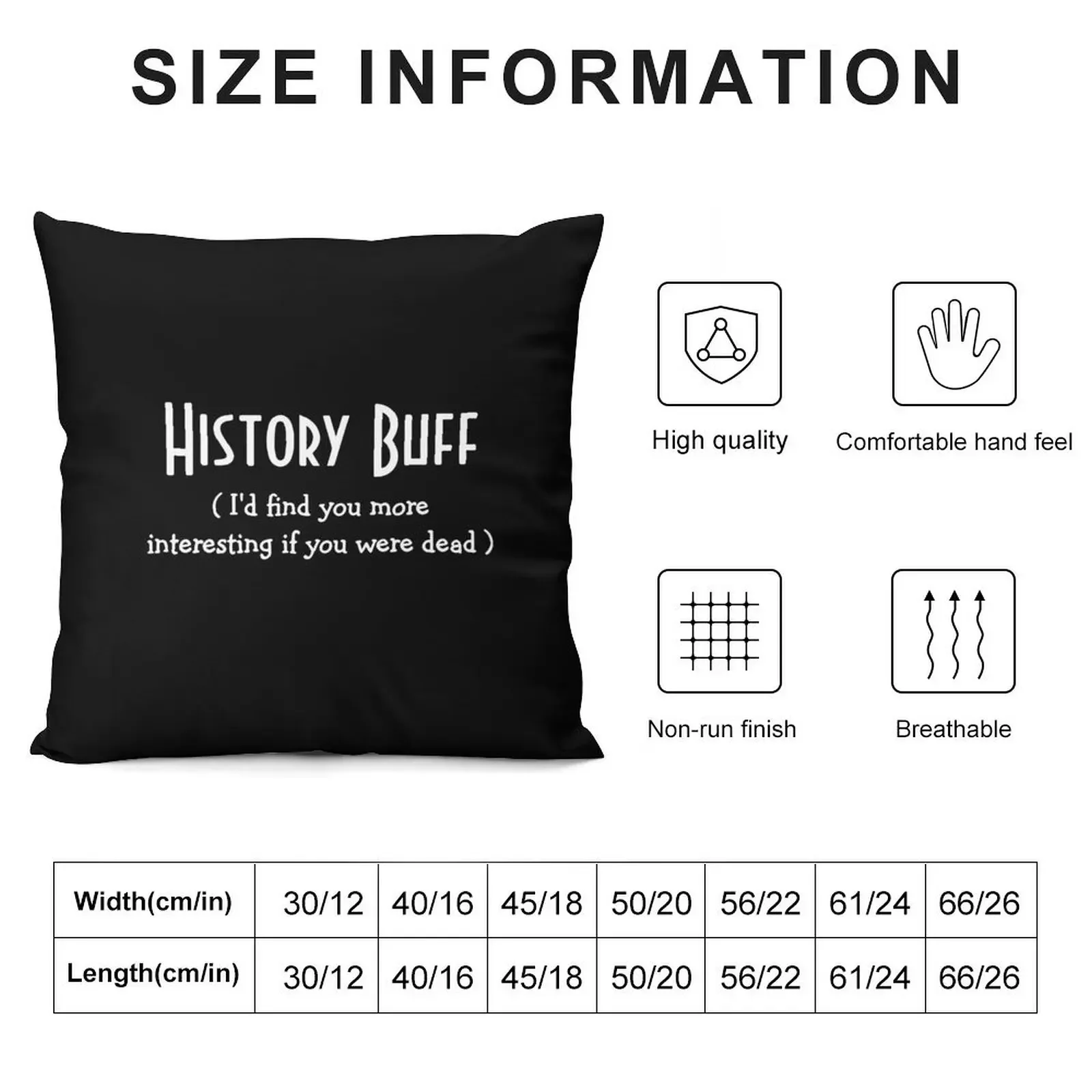 Funny History T Shirts Gifts for Women Men History Lovers Throw Pillow Cushions Cover pillow pillowcase pillow