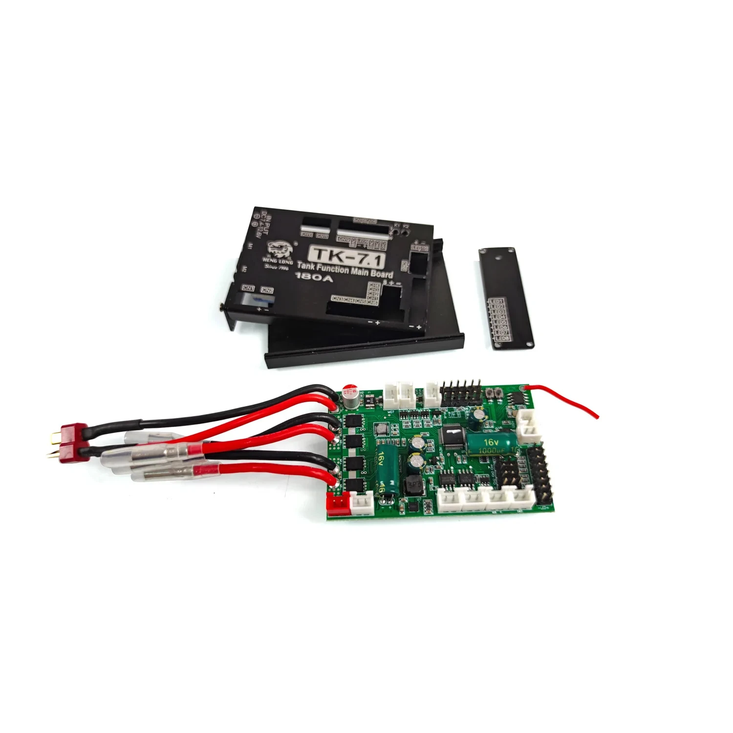 Heng Long 1/16 RC Tank 2.4Ghz Metal TK-7.1 Transmitter Main Board Receiver Remote Control with Leopard2 T90 Tiger 1 M1A2 Sound