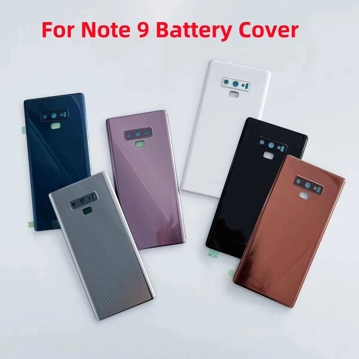 

AAA Высококачественная стеклянная задняя крышка батарейного отсека для Samsung Galaxy Note 9 N960, сменное заднее стекло для Samsung Galaxy N960F