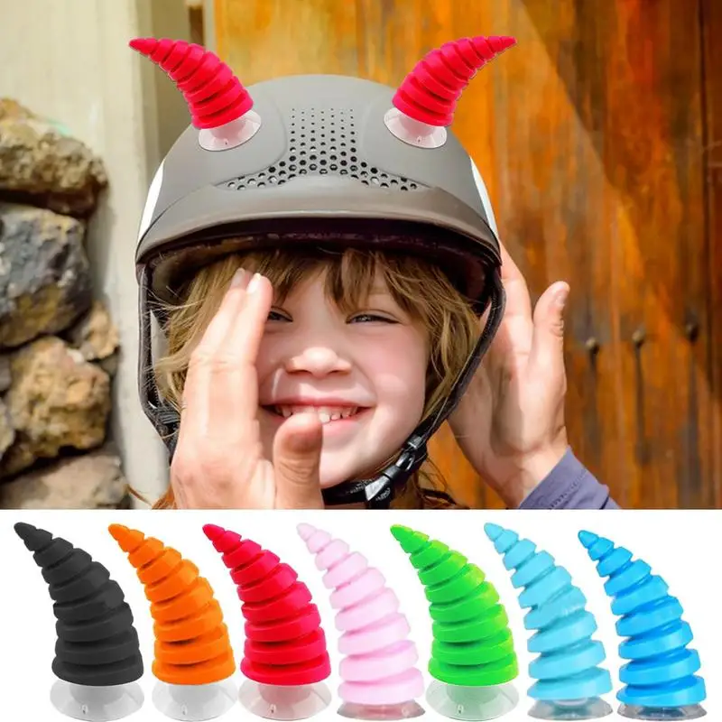 

cute Devil Horns for Hard Hat Decoration Devil Horn Reusable Accessory Decorative Horns 3D Car Roof Ornament Parties Supplies