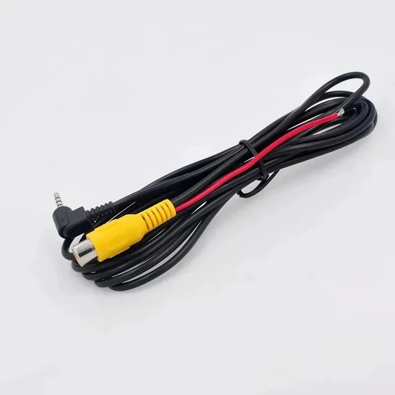 For Car Navigation Audio Motorcycle Navigation Conversion Line 2.4Poer,1pcs RCA Female AV-IN 2.5mm Car AV Input Converter Cable
