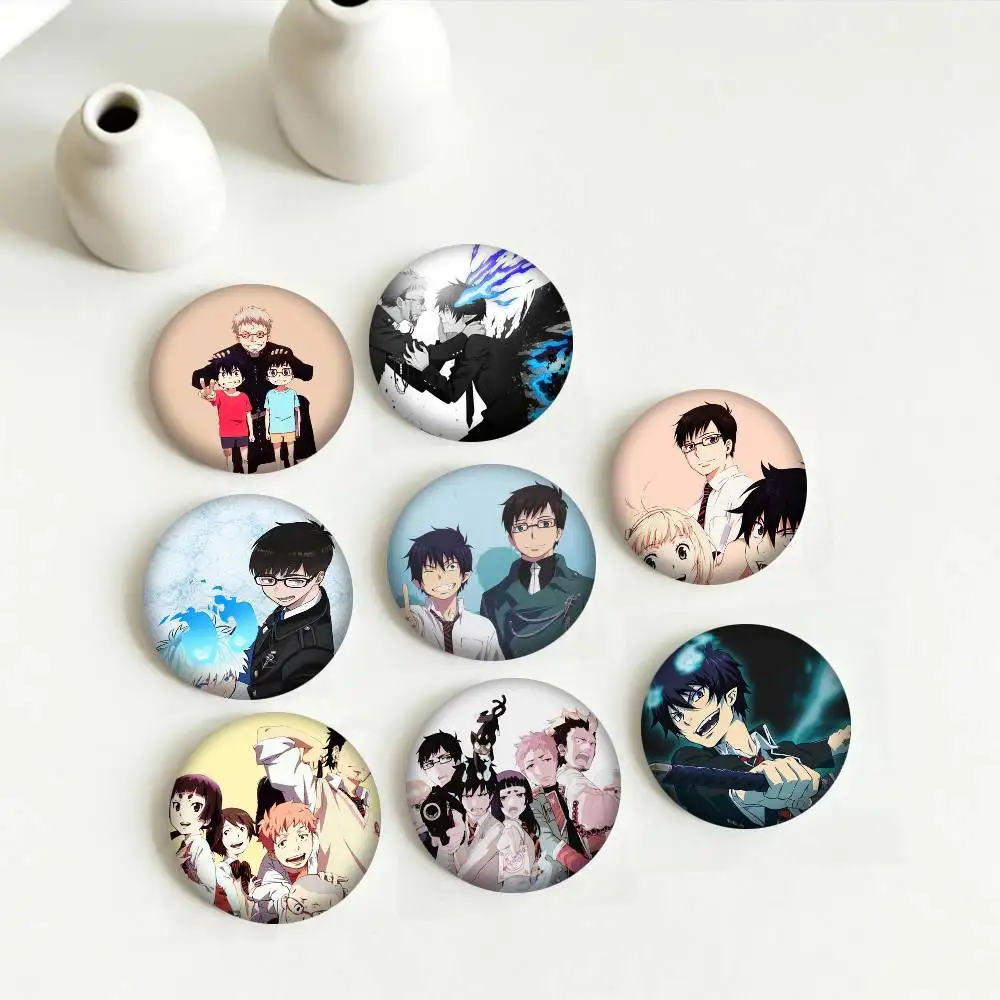 A-Anime B-Blue Exorcist 25mm 32mm 44mm 58mm 75mm Brooches Badges Pins for Accessories Gift