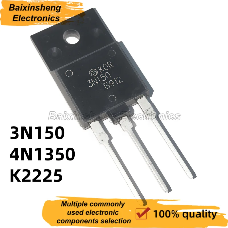 

3N150 10PCS 4N1350 K2225 STFW3N150 MS4N1350 2SK2225 Encapsulation: TO-3PF Inverter welding machine switch tube MOS tube