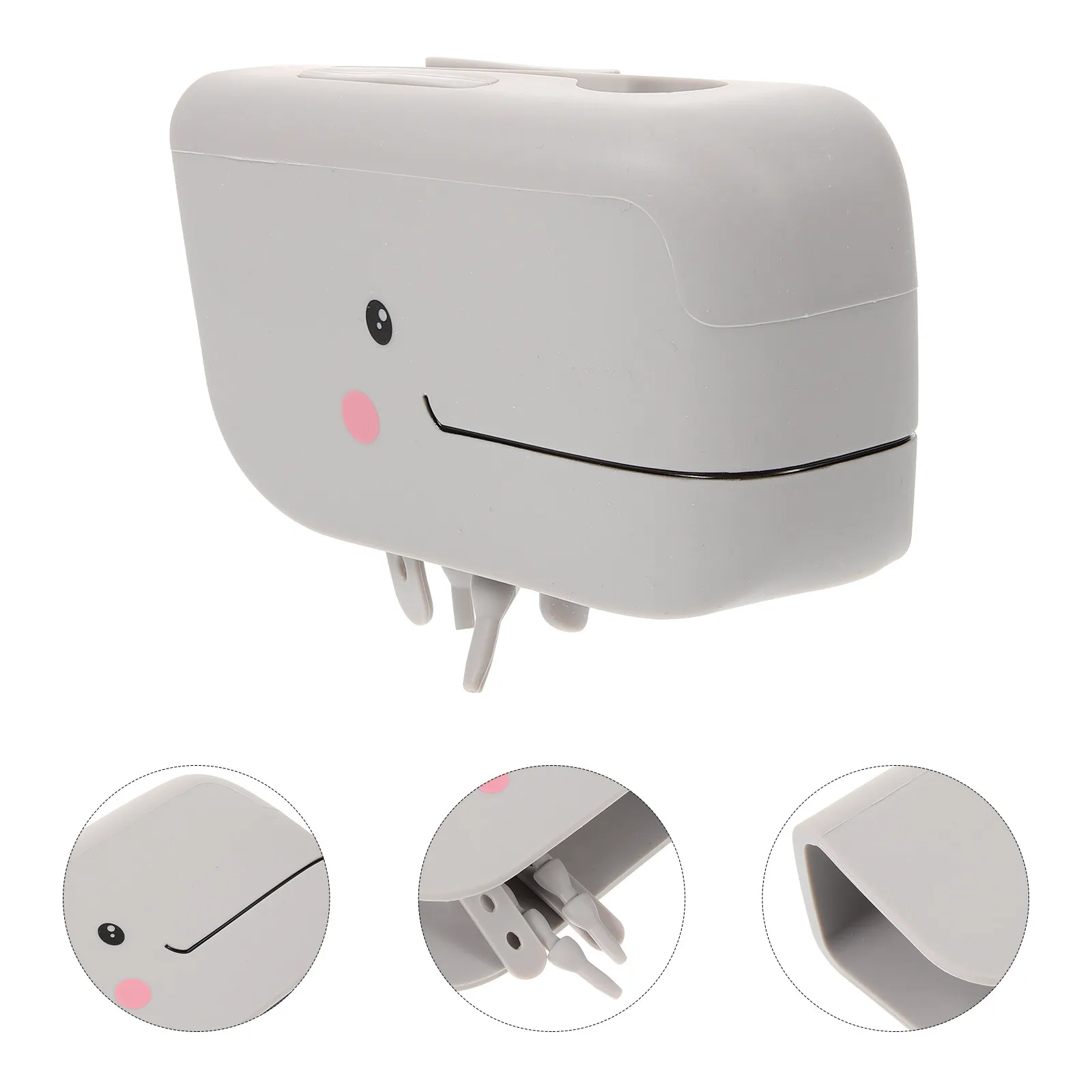 

Защитный силиконовый чехол для смесителя в форме кита, для безопасного использования детьми, мягкий защитный колпачок для детского смесителя, аксессуар для ванной комнаты