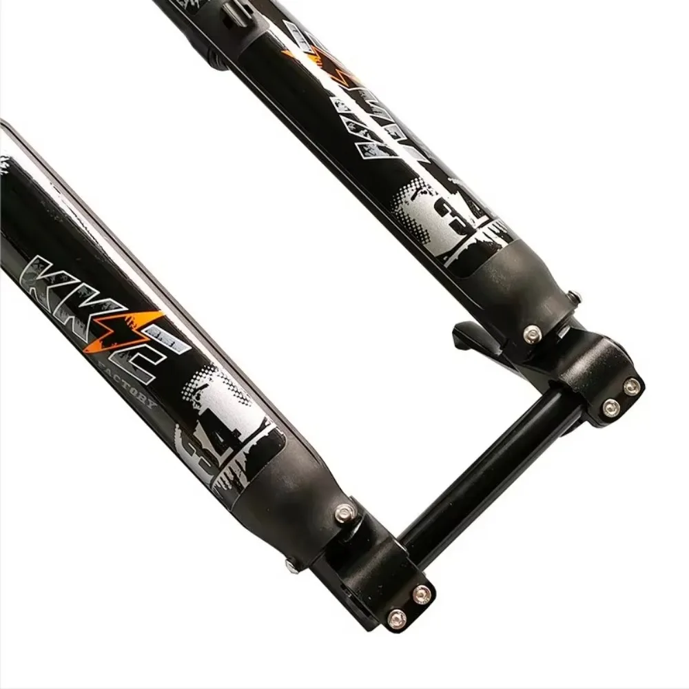 

Brake Damping Air Suspension Drop Out Electric Bicycle Downhill Front Fork with KKE Rear Shock Black