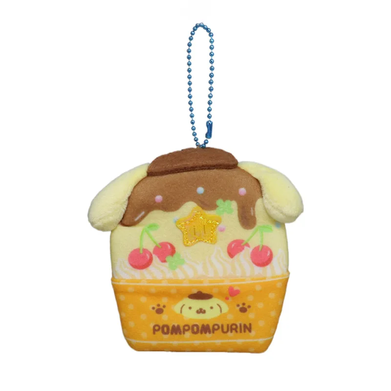 Kawaii Sanrio Kuromi Plush Zero Wallet MyMelody Cute Mini Series Pocket Wallet Pendant Backpack Decoration Festival Gift