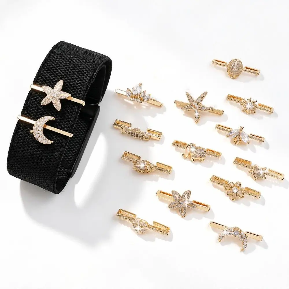 Metal Watch Strap Decorative Ring Jewelry Items Rhinestone Watch Bracelet Decoration Sparkly DIY for Whoop 5.0/5.0 MG/4.0