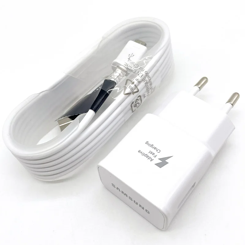 9V/1.67A Quick Fast Charger For Samsung 15W EU Power Adapter 1.5M Micro USB Cable For Galaxy Note 5 