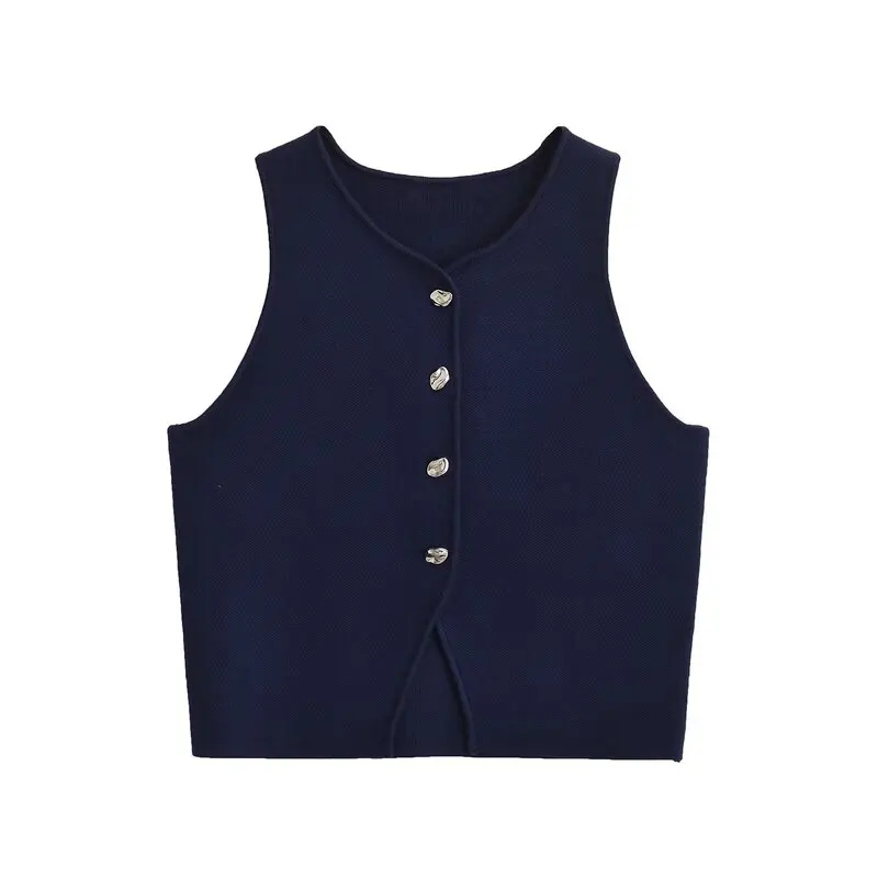 

Женский модный круглый топ Ne Svel Slim Fit с плоской иглой, осень 2024, новое поступление, универсальный топ на одной пуговице...