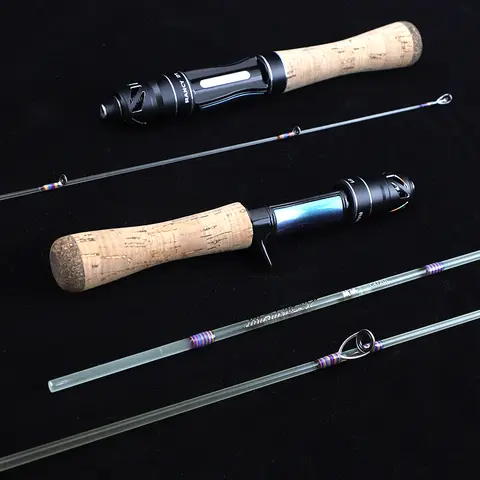 Small Bait Finesse System UL Spinning Casting Fishing Rod Carbon Fiber Ultralight 2 Pieces 1.68-1.8m 1-8g For Trout Fishing Rod 6 best sales trout ranger rod - №4
